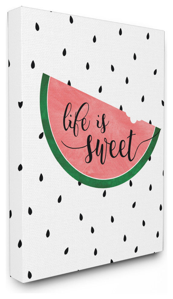 Stupell Industries Life Is Sweet Watermelon, 30 x 40