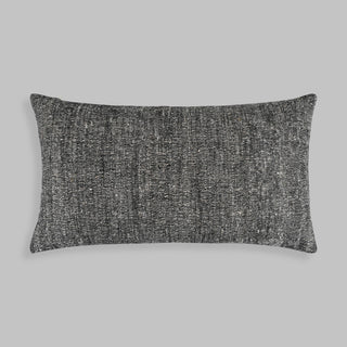 Natural Harmony Nettlesolid Pillow, Black, 24"x14"