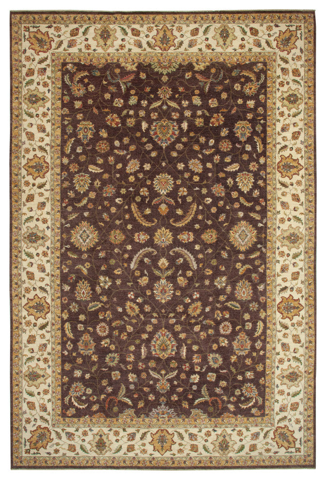 Rug N Carpet - Hand-Knotted Oriental 11' 10" x 17' 11" Large Oushak Area Rug