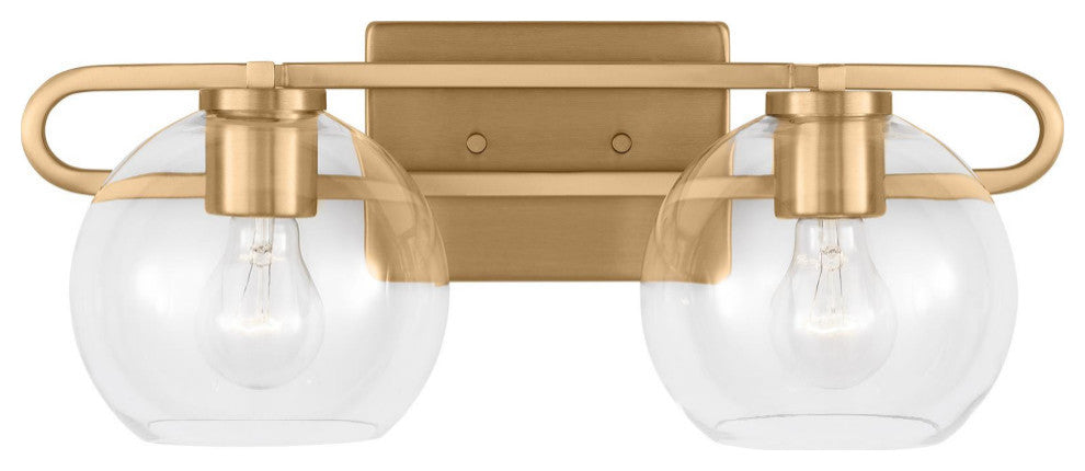 Codyn Two Light Wall / Bath, Satin Brass