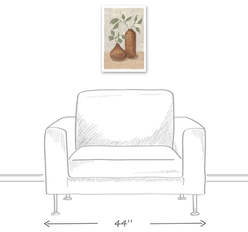Neutral Still Life 12x18 Canvas Wall Art