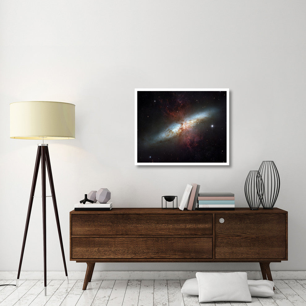 "M82 - Starburst Galaxy" Digital Paper Print by NASA, 37"x30"