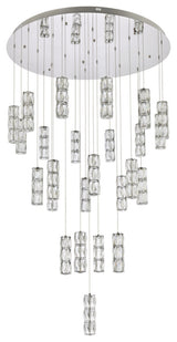 Home Living 42" LED Chandelier, Chrome