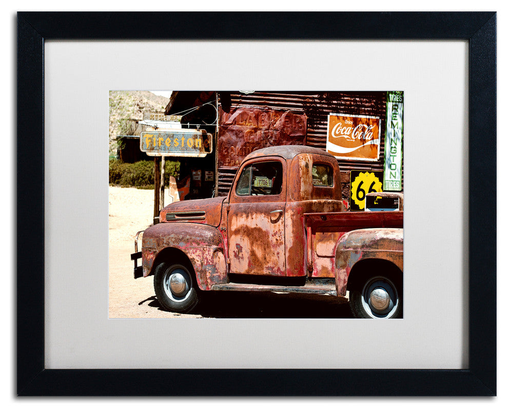 Philippe Hugonnard 'US Truck' Matted Framed Art, 16x20