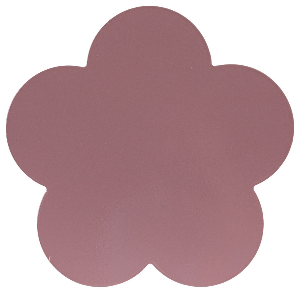 Metal Flower Shaped Martini Table, Lavender Color