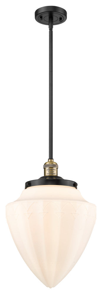 INNOVATIONS 201S-BAB-G661-12 1-Light Mini Pendant Black Antique Brass
