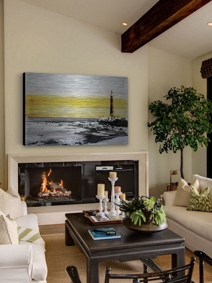 "Farolo" Print on Brushed Aluminum, 60"x40"