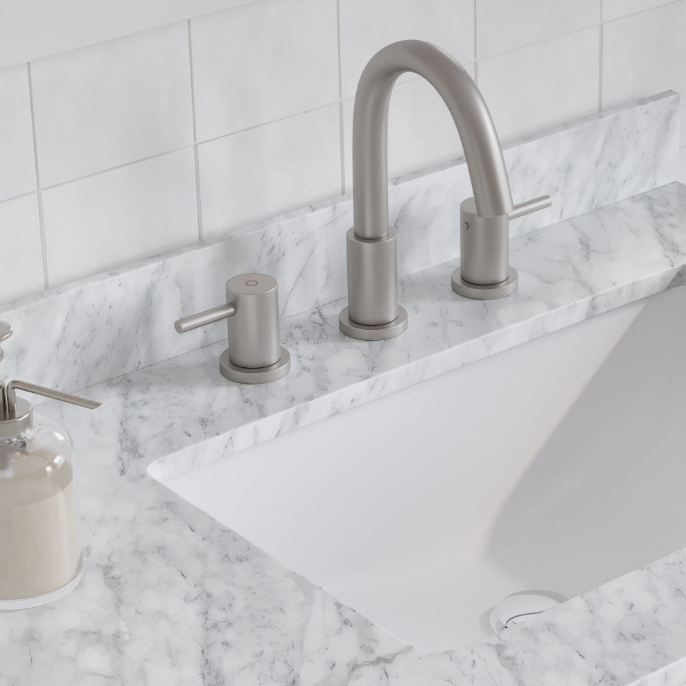 The Oswald Bathroom Vanity, White, 72", Double Sink, Freestanding
