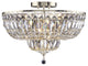 Artistry Lighting Vienne Collection Crystal Chandelier, Chrome, 20"x15"