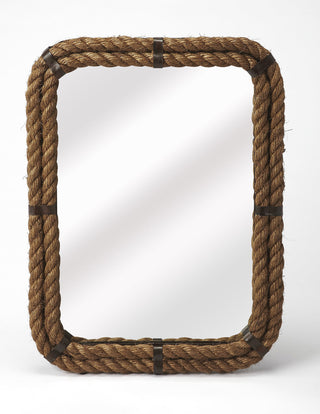 Darby Rectangular Rope Wall Mirror