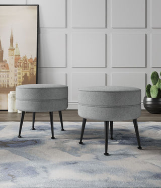 Manhattan Comfort Bailey Ottoman, Set of 2