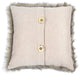 LUZIO Sable Vegan Faux Fur Pillow Cover 19.6x19.6
