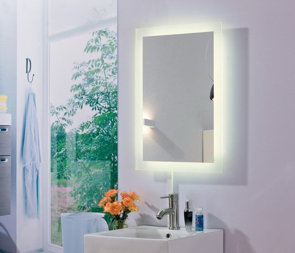 Luminous LED Mirror, 20"x30"x1.75"