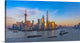 "Shanghai" Wrapped Canvas Art Print, 48"x24"x1.5"