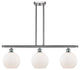 Innovations Lighting 516-3I-SN-G121-8-LED Athens 3 Light 36" Island Light