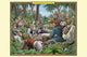 A Tribe of Indian Scribe Monkeys- Fine Art Giclee Print 24" x 36"