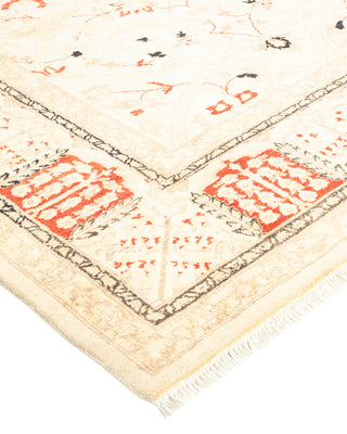 Mogul, One-of-a-Kind Hand-Knotted Area Rug Ivory, 4' 2" x 6' 1"