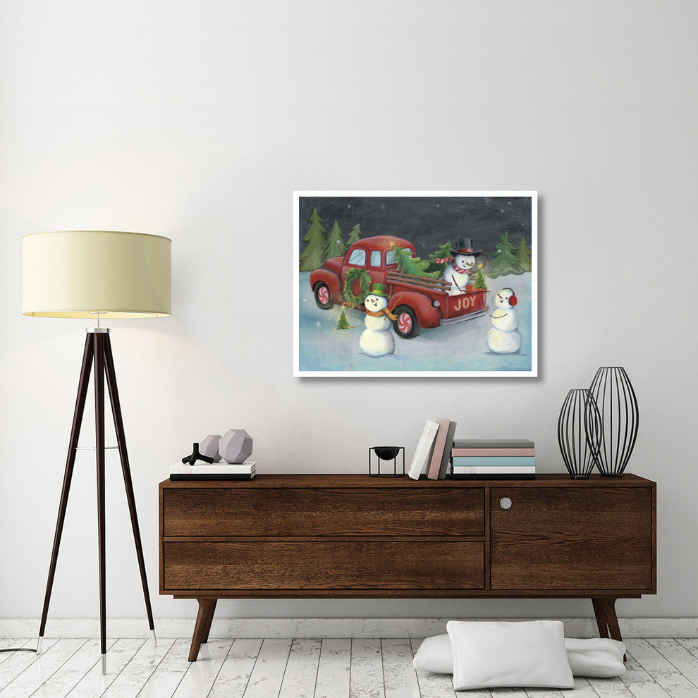 "Christmas on Wheels II Light" Digital Paper Print by Mary Urban, 42"x32"