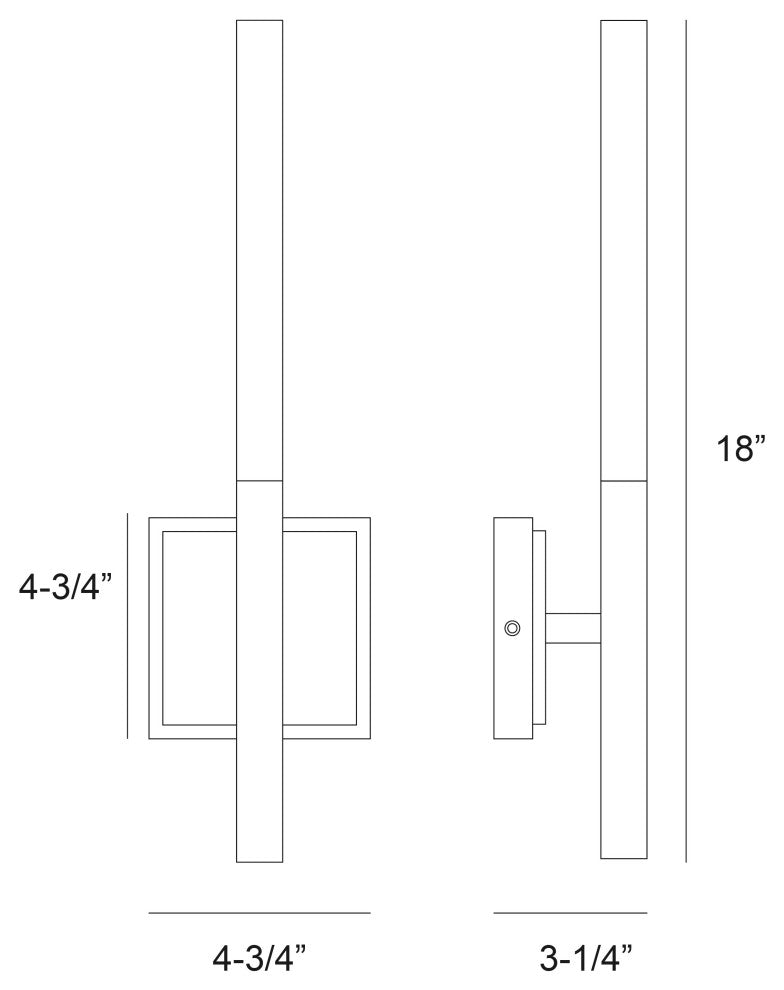 Benicio 2-Light Vanity, Polished Nickel