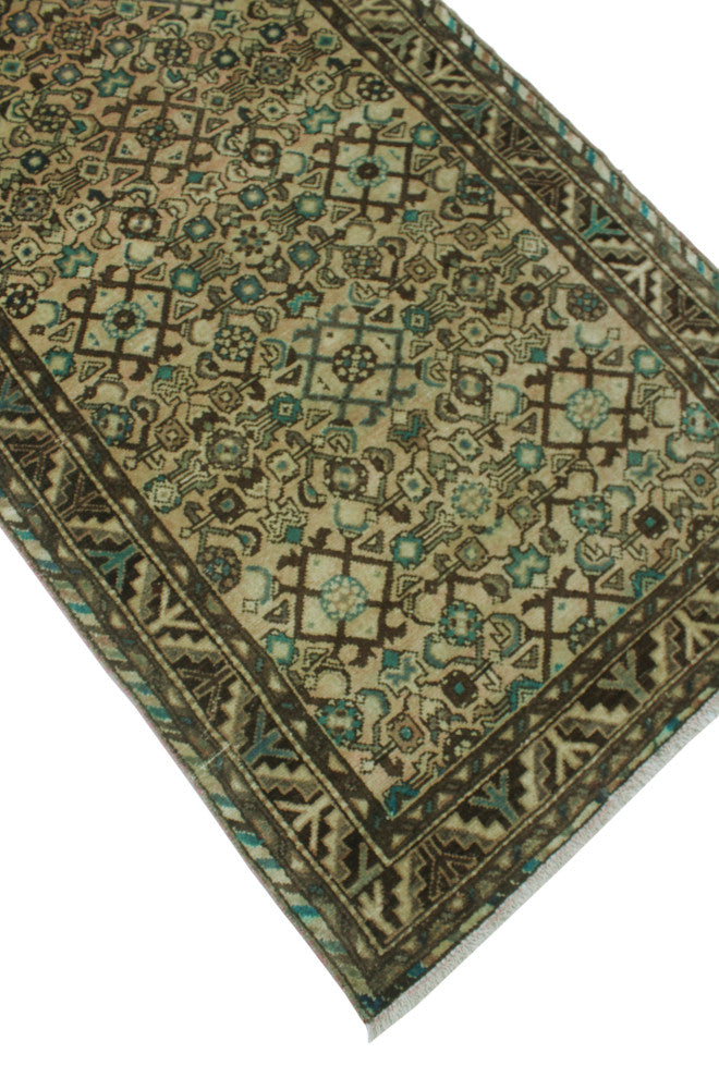 Vintage Distressed Mikaela Beige Runner