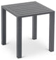 Maldives Outdoor Patio End Table, Grey