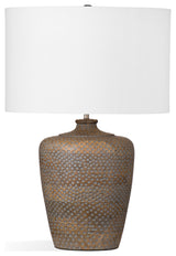 Rison Table Lamp - Aged Brown