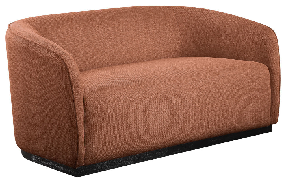 Mylah Upholstered Loveseat, Cognac