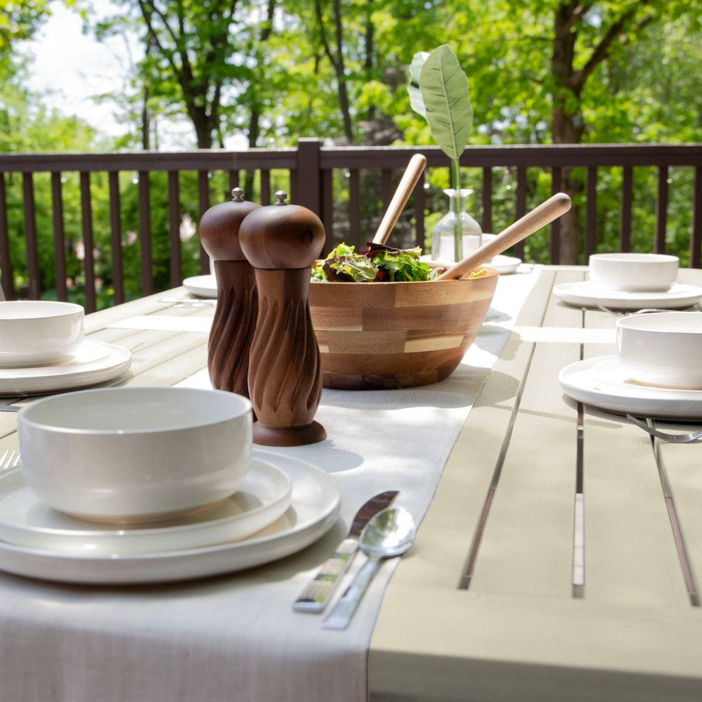 Lehigh 7-Piece Rectangle Dining Set, Whitewash