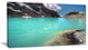 Crystal Clear Mountain Lake, Landscape Canvas Art Print, 32"x16"