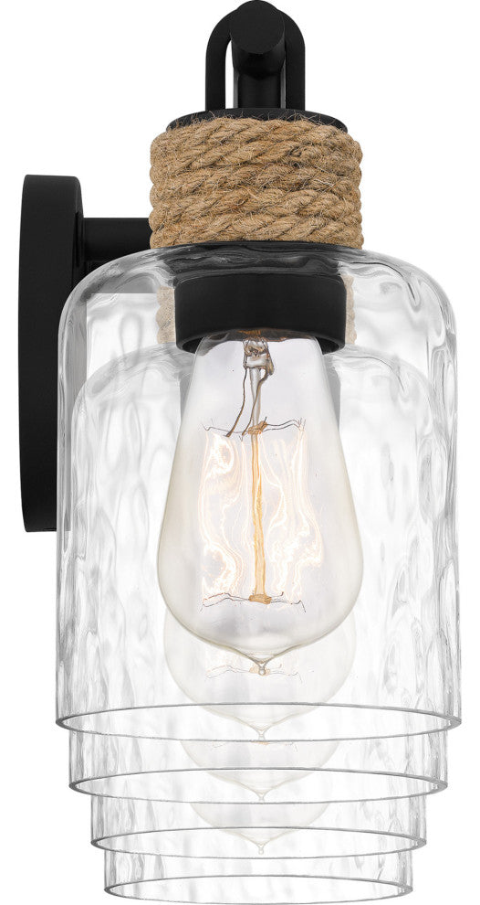 Quoizel BTC8634 Baltic 4 Light 34"W Vanity Light - Matte Black