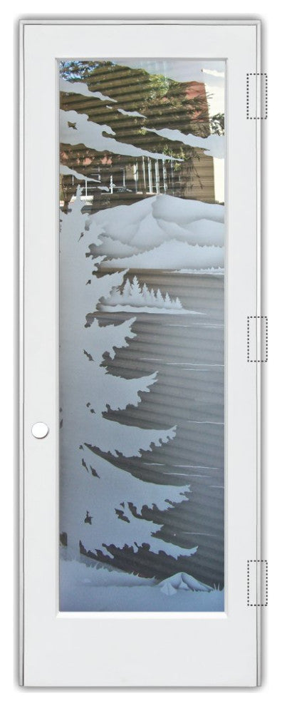 Interior Prehung Door or Interior Slab Door - Lake Arrowhead - Primed - 28"...