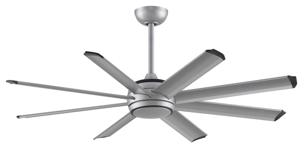 Stellar Ceiling Fan, Silver, 56"