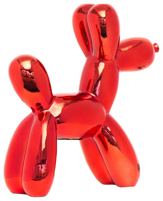 Interior Illusions Plus Ceramic Dog Piggy Bank - 12" tall, Red