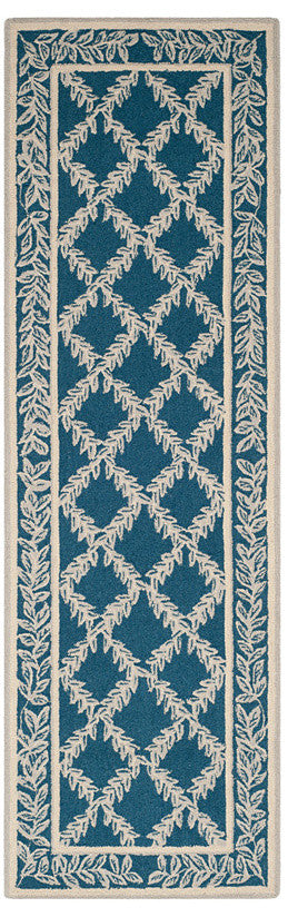 Safavieh Chelsea Hk230N Rug, Navy/Creme, 3'9"x5'9"
