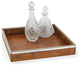 Bead Lined Wood Tray