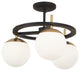 George Kovacs Alluria Three Light Semi Flush Mount P1357-618