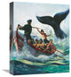 "Tail of a Whale" Stretched Canvas Giclee by Mort Kunstler, 13x16"