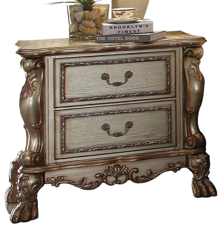 Acme Dresden 2-Drawer Nightstand 23163
