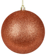Vickerman 3" Coral Glitter Ball Ornament, 12 per Bag