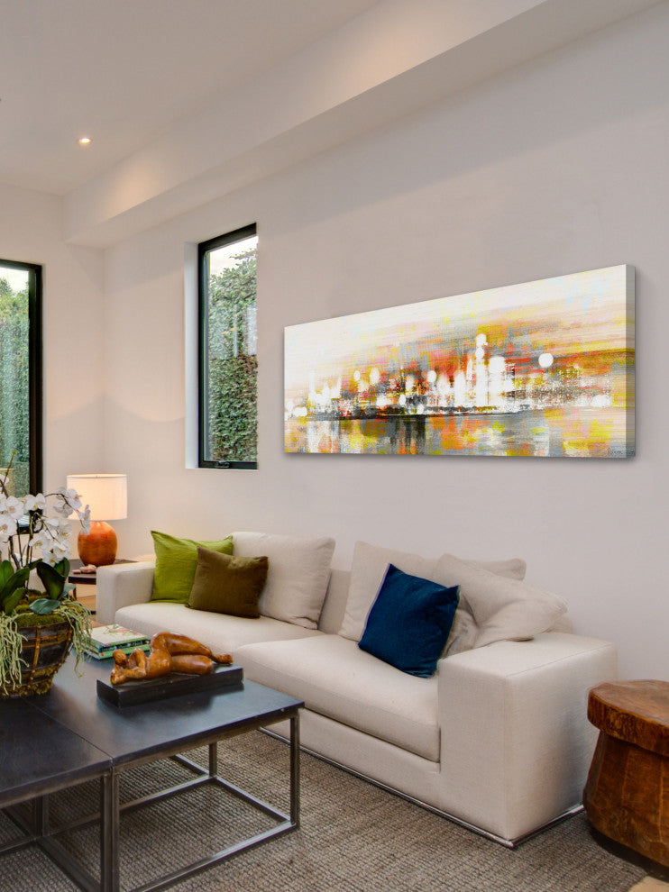 "Hong Kong" Fine Art Canvas Print, 30"x10"