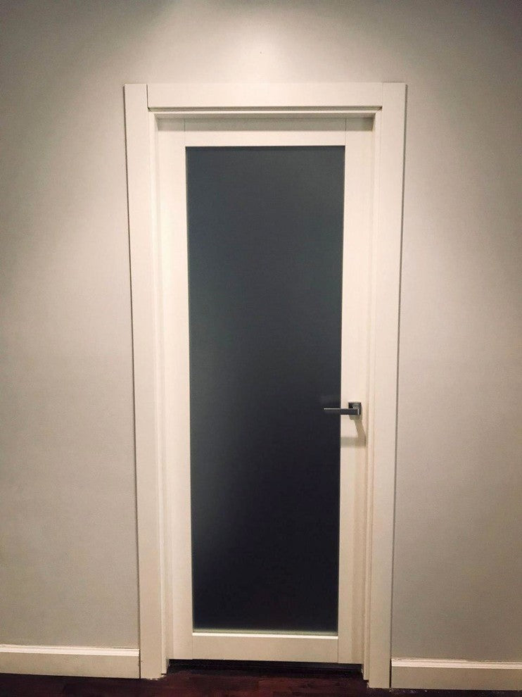 Planum 2102 Interior Door Slab 32x96 White Silk Barn Sliding Pocket