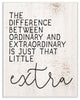 Little E"xtra Inspirational Word Te"xtured Design, 12"x18"