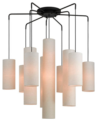 Livex Lighting Strathmore Bronze Light Foyer Chandelier