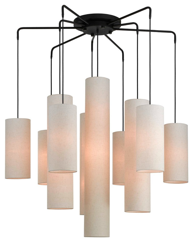 Livex Lighting Strathmore Bronze Light Foyer Chandelier