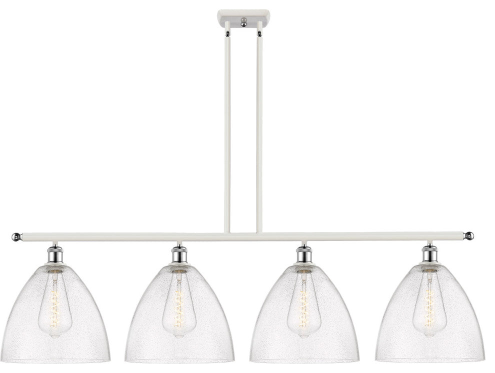 Innovations 516-4I-WPC-GBD-124 4 Light Island Light, White, Polished Chrome