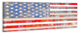 "USA Flag" Fine Art Canvas Print, 45"x15"