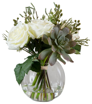 Belmonte Floral Bouquet & Vase