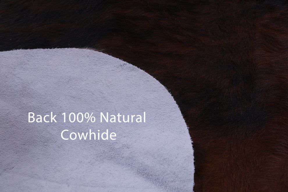 6' 9" X 5' 10" Natural Cowhide Rug C1868