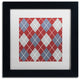 Color Bakery 'Set 1 A' Matted Framed Art, Black Frame, White Mat, 11x11