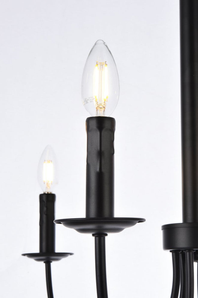 Britney 6-Light Pendant, Black